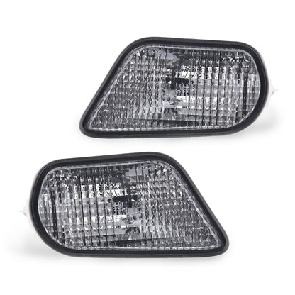 G-PLUS Side Marker Corner Parking Lights Turn Signals Compatible with 1998-2002 Pontiac Firebird Trans Am 10301404 10301405 GM2520177 GM2521177 (Smoky)