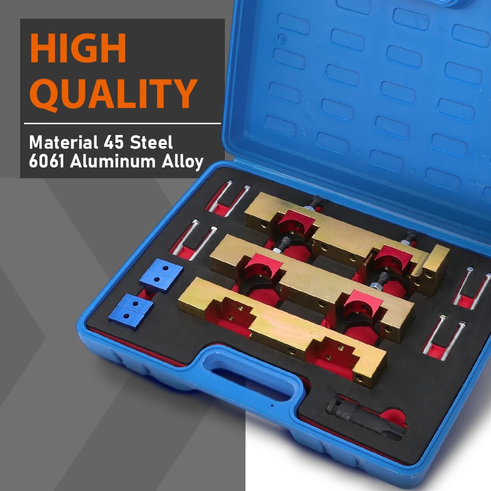 G-PLUS Engine Timing Tool Kit Compatible with Benz M133 M260 M264 M270 M274 Engine 270 589 00 6100, 270 589 01 6100 45 Steel Black