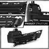 G-PLUS Pair Front Bumper Lower Grille Grill, Compatible with BMW X5 F15 2014-2018, Fit Models W/o M Sport Line, LH Driver & RH Passenger Side 2PCS, 51117307994, 51117307993