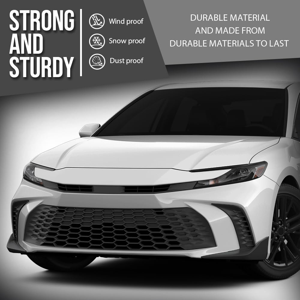 G-PLUS Left Right Front Bumper Side Lower Trim Compatible with Toyota Camry SE 2025 TO1046135, TO1047135 Glossy Black