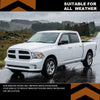 G-PLUS Out-Channel Rain Guards Shields Vent Deflector Shade Wind Compatible with Dodge Ram 2500 3500 Crew/Mega Cab Only 2010-2025 4PCS Smoky