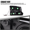 G-PLUS LED Headlights Assembly, Compatible with Chevy Silverado 1500 2500 3500&HD 2003-2006,Fit 2003-2006 Avalanche 1500 2500(Fit No Cladding only) Headlamps, Smoky Lens Black Housing Amber Reflector