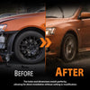 G-PLUS Front Left & Right Side Fender Liner Set Compatible with Lancer 2008-2015 2 PCS Black