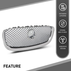 G-PLUS Upper Front Center Grille for Jaguar XF XFR 2012-2015 Silver Product Specifications