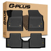 G-PLUS Floot Mats Compatible with Chevy Cruze 2017 2018 2019 TPE Custom Fit All Weather Protection Car Mats Floor Cargo Liners Accessories 1st & 2nd Row Black alfombras para carro 3PCS
