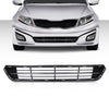 G-PLUS Front Lower Bumper Radiator Grill w/Chrome Black Compatible with Kia Optima(submodel: Limited, SX, LX, EX) 2014 2015 865614C700