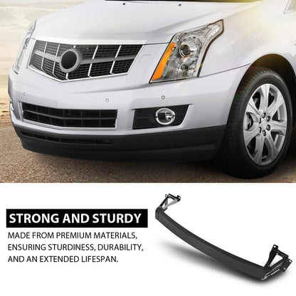 G-PLUS Front Lower Bumper Reinforcement Steel Compatible with Cadillac SRX (submodel: Base, Luxury, Performance, Premium) 2010-2016 20810856, GM1007111 Black