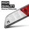 G-PLUS LED 3rd Third Brake Light w/Camera Tow Vision High Mount Fit Ford F250 F350 Super Duty 2017-2022 High Mount Stop Lamp, Red & Clear Lens Chrome Housing