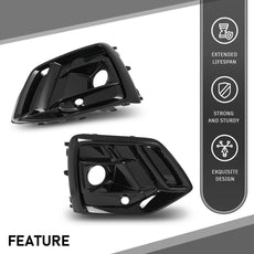 G-PLUS Fog Light Cover Grille Trim 2PCS for Audi Q5 Q5 Sportback 2021-2023 Product Image