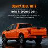 G-PLUS Top Flex Step Tailgate Molding Cover Trim Cap Compatible with 2015-2018 Ford F150 FL3Z-9941018-AB & FL3Z-1540602-AA Black