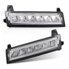 G-PLUS Pair LED Fog Lamp Daytime Running Lights, Compatible with Benz ML Class GL Class 2008-2013/ GLK Class 2009-2013, LH Driver & RH Passenger Side 2PCS, A1648200656, A1648200756