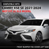 G-PLUS Front Left Bumper Fog Light Cover, Compatible with Toyota Camry XSE SE 2021-2024, NOT Fit LE XLE Model, Driver Side, 8148206190, TO1038242