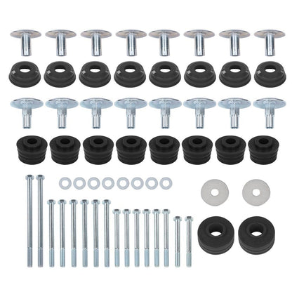 G-PLUS 8PCS Body Cab Mount Bushings Compatible with Ford F250 F350 Super Duty 2008-2016 2WD & 4WD KF04060BK, Black