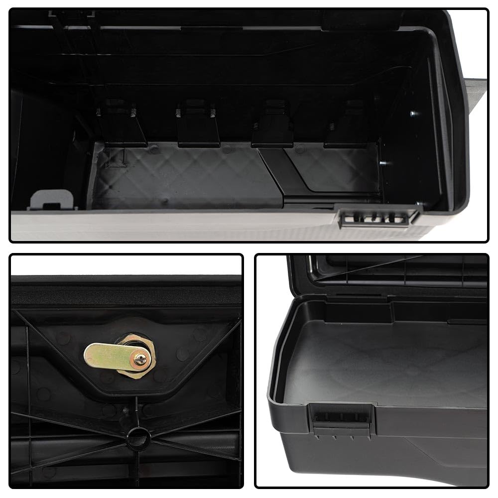 G-PLUS Truck Bed Storage Box Compatible With Ford F250 F350 Super Duty 2017-2020,Tool Box Left 2PCS Set Driver & Right Passenger Side