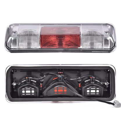 G-PLUS 3rd Third Brake Light Compatible with Ford F150 2004-2008/ Fit Explorer Sport Trac 2007-2010/ Compatible with Lincoln Mark LT 2006-2008 (Clear/Red Lens Black Housing)