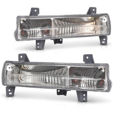 G-PLUS Bumper Parking Lights Pair for Jeep Compass 2017-2021 Clear Lens