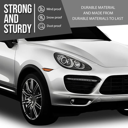 G-PLUS Headlight Lens Cover Compatible with Porsche Cayenne 958 Model 2011-2014 Left & Right Pair Front Headlamp Lens Cover Clear