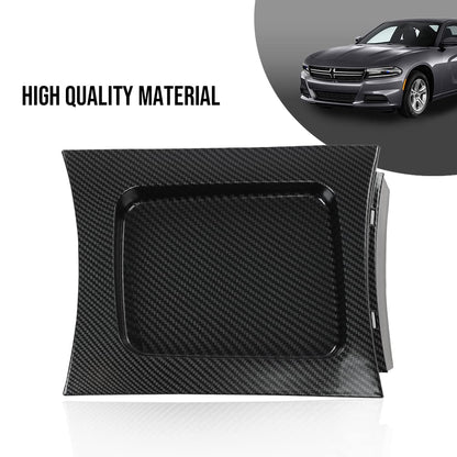 G-PLUS Shifter Console Tray Bezel Black Compatible with Dodge Charger 2011 2012 2013 2014 2015 2016 2017