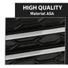 G-PLUS Pair Front Fog Light Cover Bumper Grille Bezel, Compatible with Audi S4 / A4 B9 S-LINE 2016-2018, LH Driver & RH Passenger 2PCS, 8W0807681F, 8W0807682F