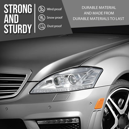 G-PLUS Headlight Lens Cover Compatible with Benz S-Class W221 2010-2013 Left & Right Front Headlamp Lens Cover Clear