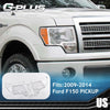 G-PLUS Front Headlight Lenses Cover Compatible With 2009-2014 Ford F150,1 Pair Left & Right Side (Clear Lens)