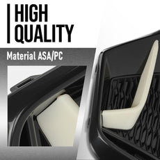 G-PLUS Rear Left Bumper Garnish Cover for Honda Civic Hatchback 2020-2021 Black Product Image