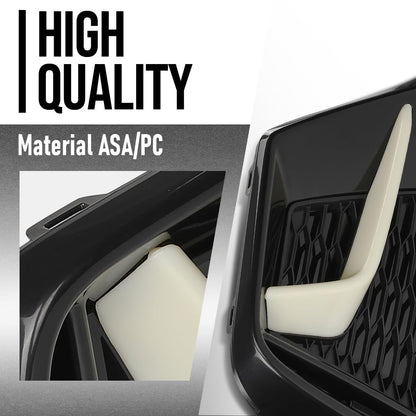G-PLUS Rear Left Bumper Garnish Cover Compatible with Honda Civic Hatchback 2020 2021 71518-TGG-A50ZB, 71518 TGG A50ZB Black