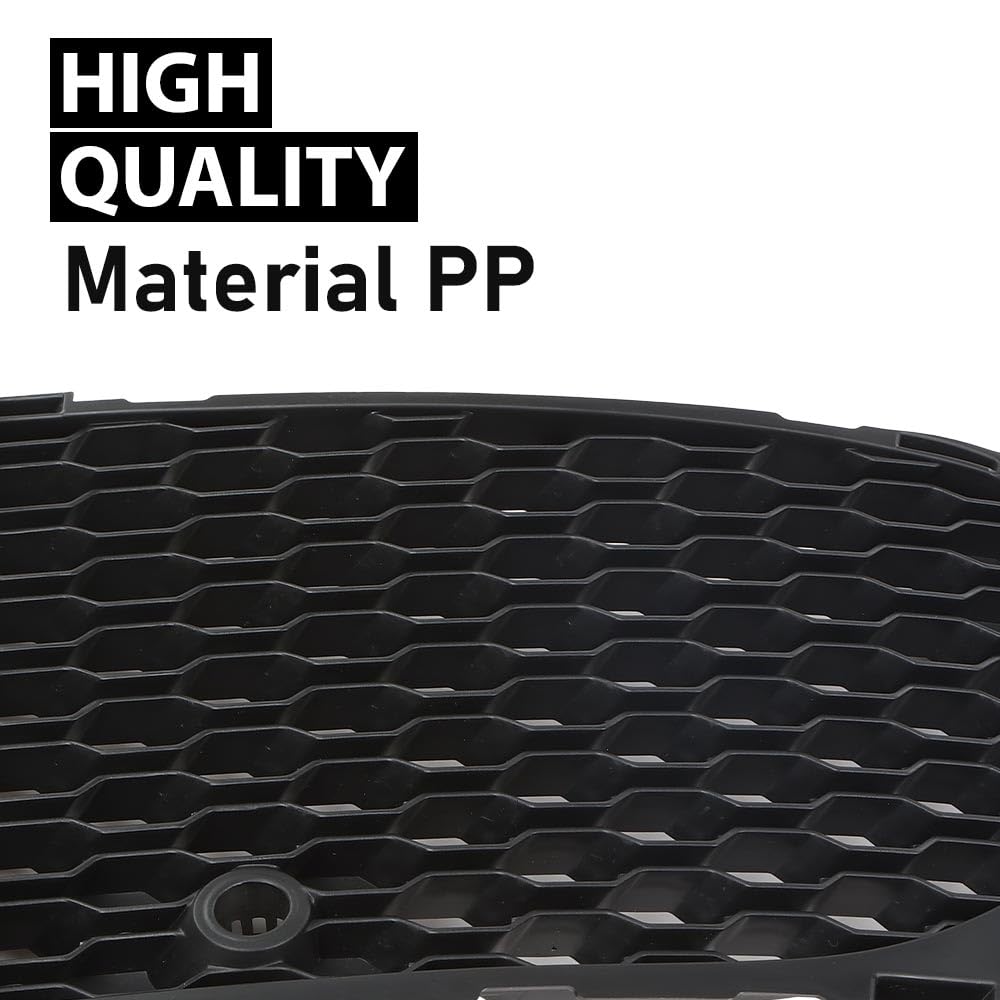 G-PLUS Fog Light Covers Front Passenger Right Side Compatible with Jaguar F-Pace First Edition 2017,Fit Jaguar F-Pace (submodel: R-Sport, S) 2017-2020,Fit for Models with Open Side Mesh