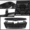 G-PLUS Front Grille Assembly, Compatible with Subaru Forester 2022-2024, J1010SJ260 Black