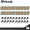 G-PLUS Metal automobile screw body fender bumper retainer U-nut clip gasket fastener 40Pcs Compatible with BMW 1er - E81 - E82 - E87 - E88 - F20