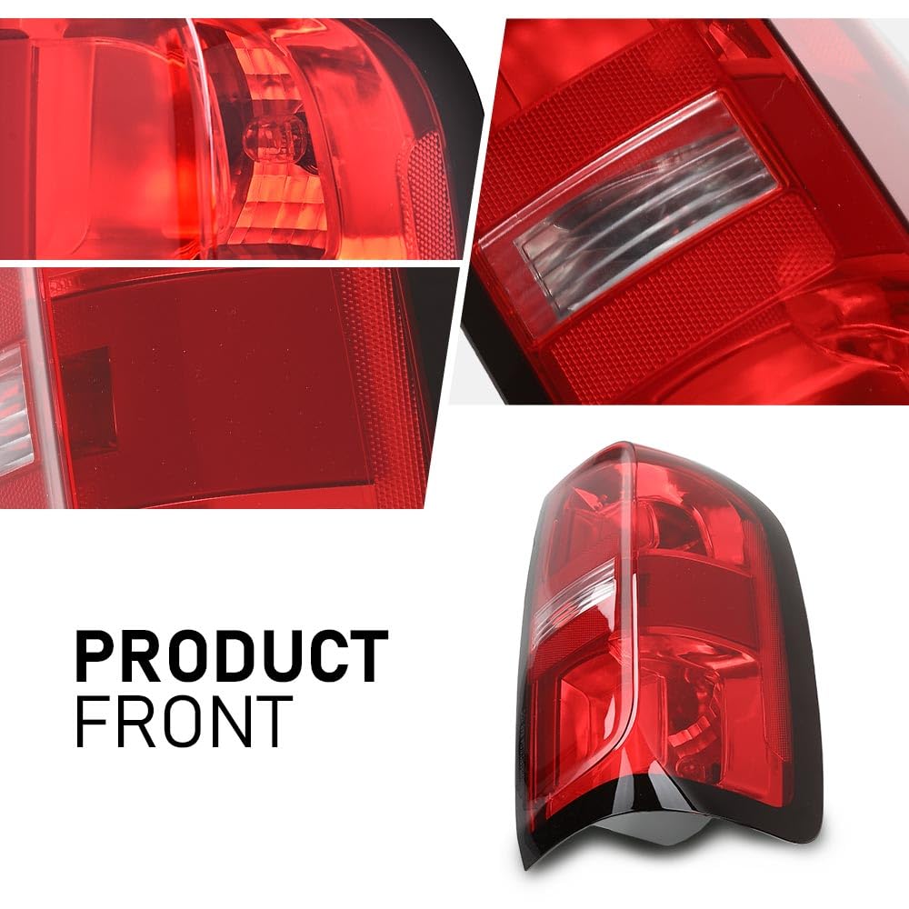 G-PLUS Tail Light w/Bulb Right Passenger Side Compatible with Chevy Colorado 2015-2022 Fit for 4-Door Crew Cab and 4-Door Extended Cab Only GM2801270 84169778 Luces Traseras Rear Brake Lamps Assembly