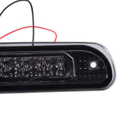 G-PLUS LED Third 3rd Brake Cargo Light Compatible With 1999-2004 Grand Cherokee,Rear Roof Center High Mount Stop Tail Light Replacement (Chrome Housing Smoky Lens)