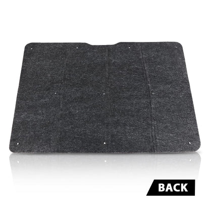 G-PLUS Black Under Hood Insulation Pad 1/2" Clips Compatible with Buick Regal 1981 1982 1983 1984 1985 1986 1987