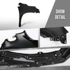 G-PLUS Front Left Driver Side Fender Assembly Compatible with Chevy Trax 2017-2022 GM1240403, 42334473 Black