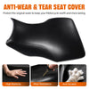G-PLUS Seat Cover Compatible with Yamaha Grizzly 660 2002-2008 1PC Black Synthetic Leather Standard Seat Protector