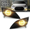 G-PLUS Pair Fog Lights Lamps Assembly, Compatible with Hyundai Veloster Turbo 2013-2016, LH Driver & RH Right Side 2PCS, 865232V500, 865242V500