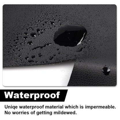 G-PLUS Microfiber Leather Door Panel Insert Card Covers Kit 2 pcs Black Compatible with Ford Mustang 2005 2006 2007 2008 2009