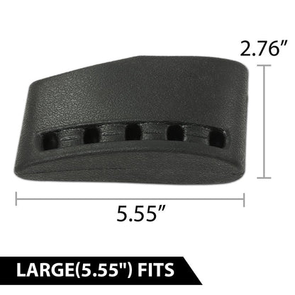 G-PLUS Black Synthetic Latex Rubber Slip-On Recoil Reducing Pad for Shotgun Recoil Pad Large for Gun Stocks