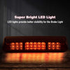 G-PLUS Rear Third Brake Light Led Tail Light Compatible With Ford F150 Explorer 2004-2008 3RD Cargo Led,Red Lens Chrome Housing