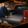 G-PLUS TPE Floor Mats Fit Chevy Silverado 2019-2026 3rd Row Truck Accessories Cargo Liners All Weather Protection 2PCS Black Alfombras para Carro