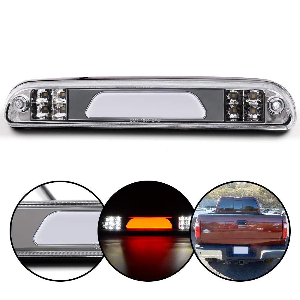 G-PLUS LED Third 3rd Brake Light Compatible with Ford F250 F350 F450 F550 Super Duty 1999-2016/Fit Ford Ranger 1993-2011/Fit Mazda B-Series 1995-2003 Cab Cargo Lights High Mount Stop Light