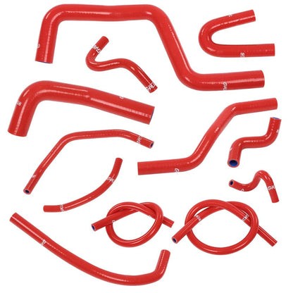 G-PLUS Silicone Radiator Hose Kit Compatible with Honda/Acura Integra DC4 DB7 RS LS GS SE with B18B1 Engine 1994-2001 Red
