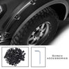 G-PLUS Universal Fender Flares Screw/Bolt Hardware Kit Set Compatible with Universal Car Models Black