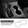 G-PLUS Chrome Cup Holder Trim Cover Frame Decorative Interior Accessories Compatible with Jeep Grand Cherokee 2011-2021