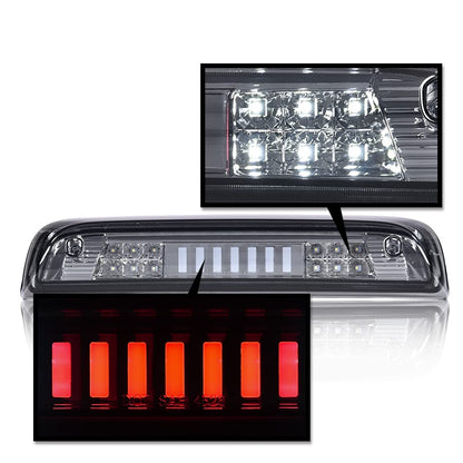 G-PLUS LED 3rd Third Brake Light Compatible with Chevy Silverado/GMC Sierra 1500 2014-2020, High Mount Cargo Lamp Type I, Smoky Lens Clear Housing, 23509162 20979071