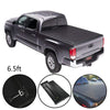 G-PLUS T4 Four-Fold Solid Truck Tonneau Cover Replacement for 2007-2013 Toyota Tundra | 6.5Ft Standard Short Bed | for Fleetside/Styleside Models Only | for Without Bed Rail System