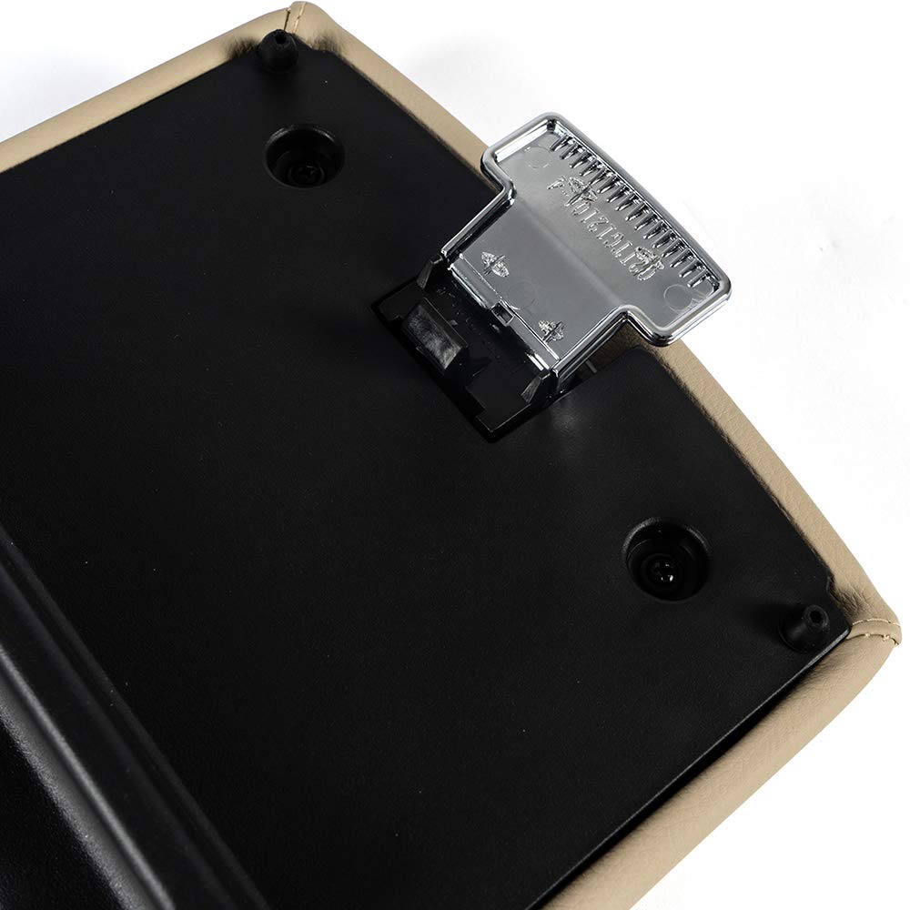 G-PLUS Center Console Lid, Compatible with Ford Flex 2013-2017 Beige Armrest Lid Cover EA8Z7406024AA, DA8Z7406024AA, FA8Z7406024AA