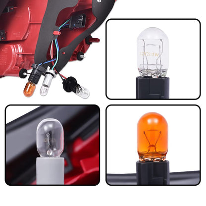 G-PLUS Rear Tail Light, Compatible with Buick Encore 2013-2016 4-Door Sport Utility,Driver Side Only LED Red Lens Chrome Housing Luces Traseras Rear Brake Lamps Assembly