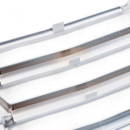 G-PLUS Grille Insert Chrome Snap On Front Lower Compatible With Chevy Silverado 1500 2016-2018 Chrome Inserts Grille