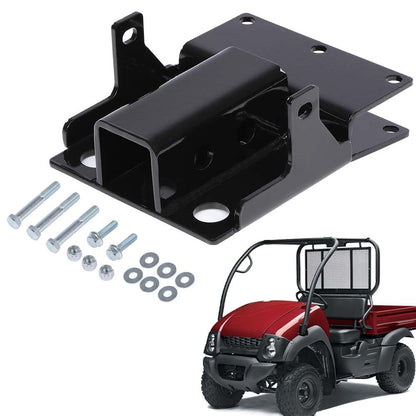 G-PLUS 2'' Rear Receiver Trailer Tow Hitch Kit Compatible with Kawasaki Mule 600 610 2005-2016/Kawasaki Mule SX 2017-2023